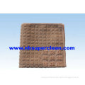 Soft water absorption plain dyed knitted microfiber towel